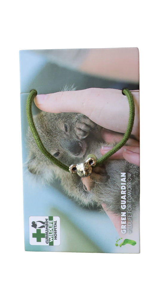 
                  
                    Green Guardian Koala Charm Bracelet Khaki
                  
                