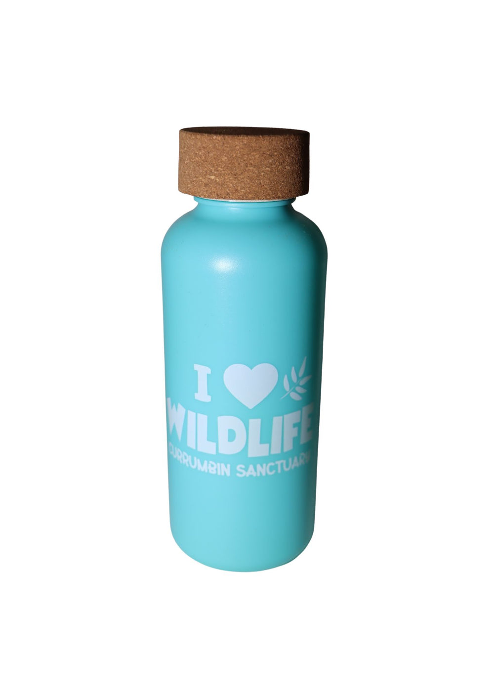 Drink Bottle 'I Luv Wildlife' Cyan