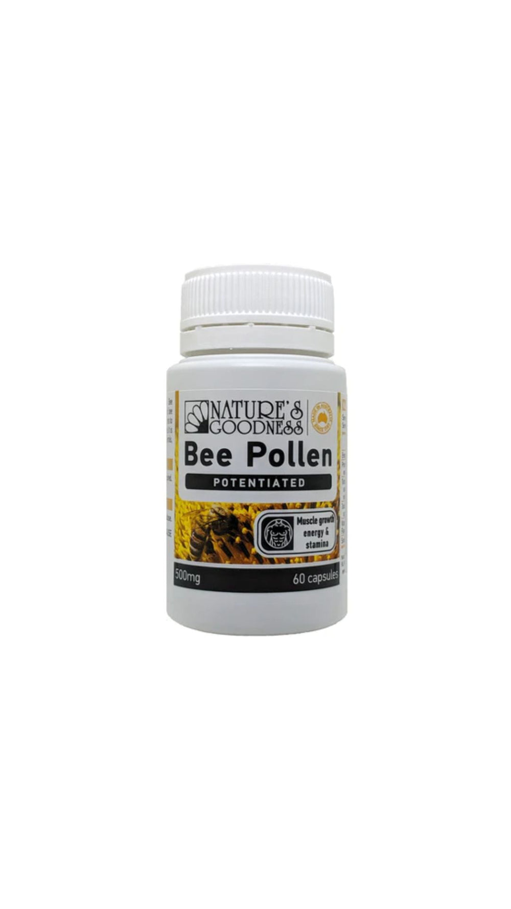 Active Bee Pollen Capsules 500mg