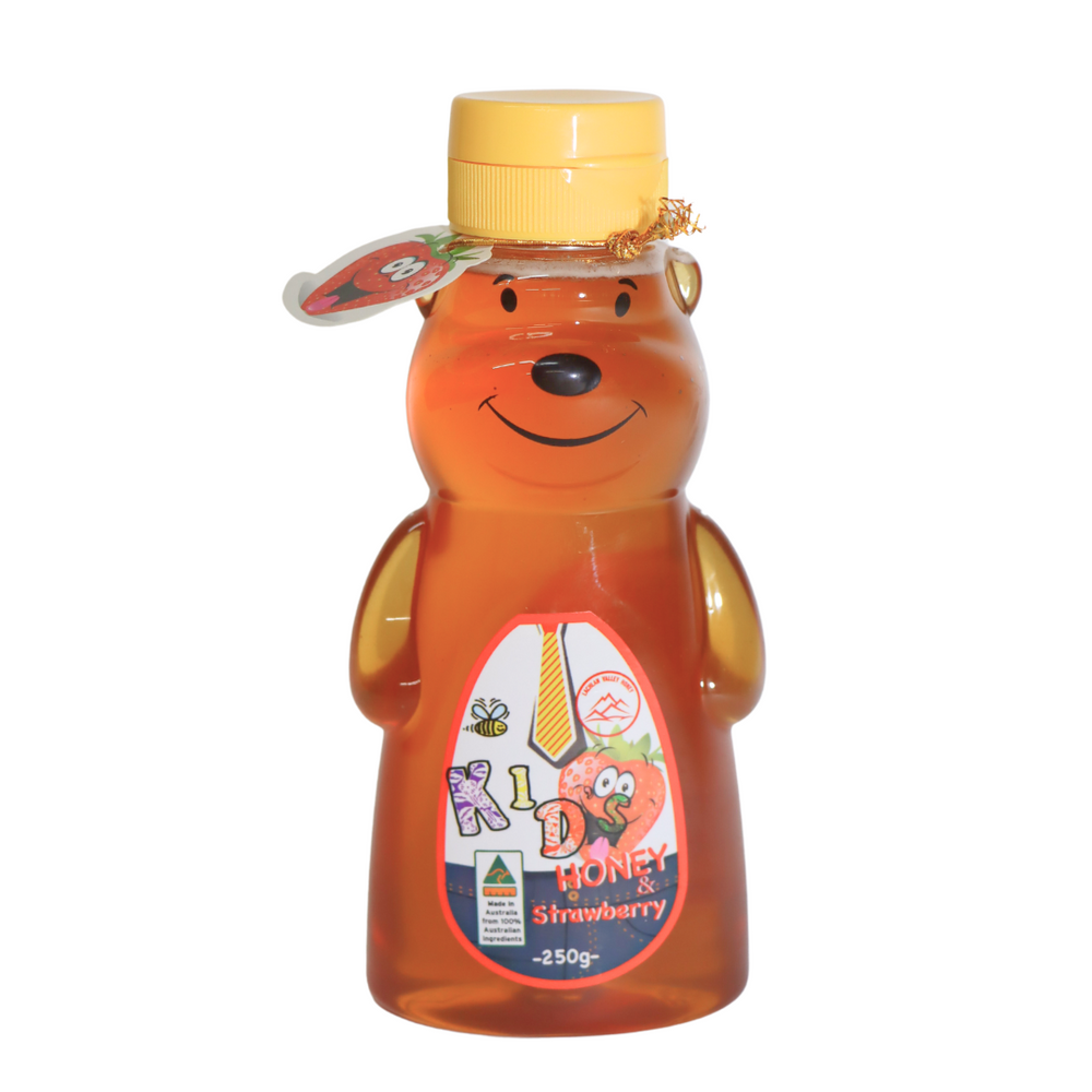 Superbee Honey & Strawberry Squeeze Bear 250g