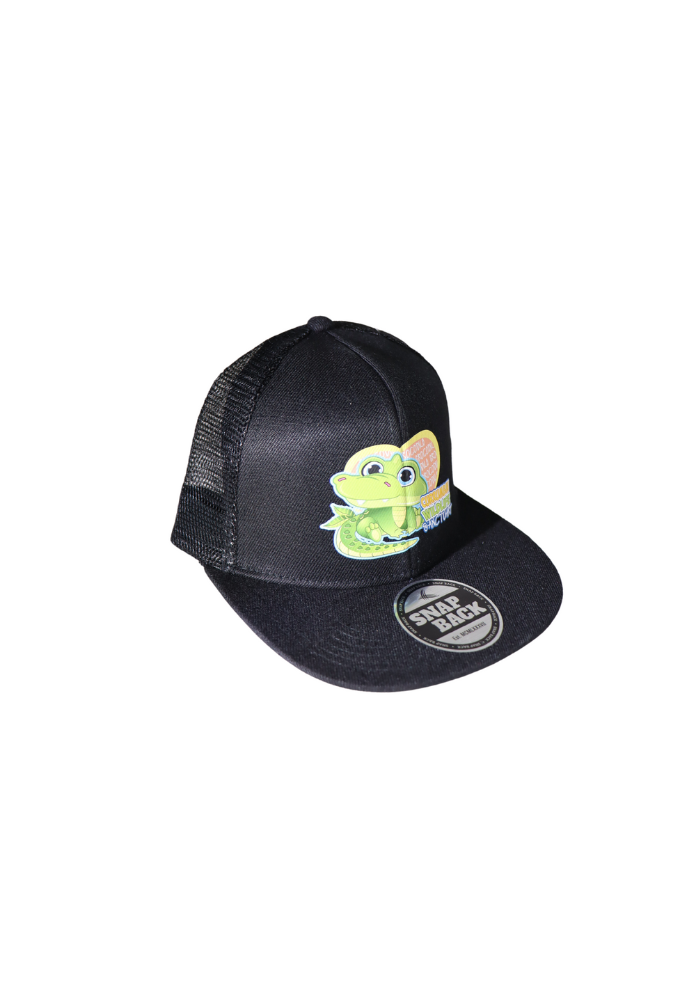 Cap Childrens Crocodile Black